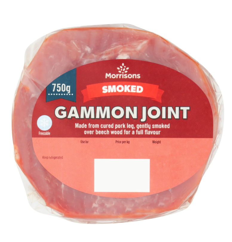Morrisons Small Smoked Gammon Joint /kg