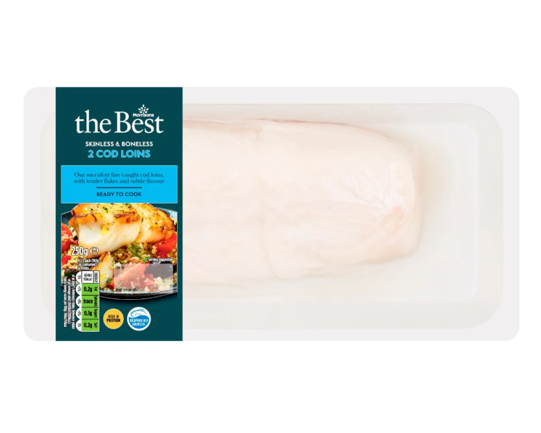 Morrisons The Best Cod Loin 250g