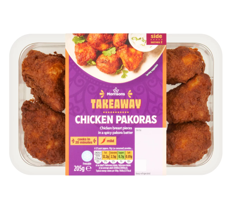 Morrisons Chicken Pakoras 205g