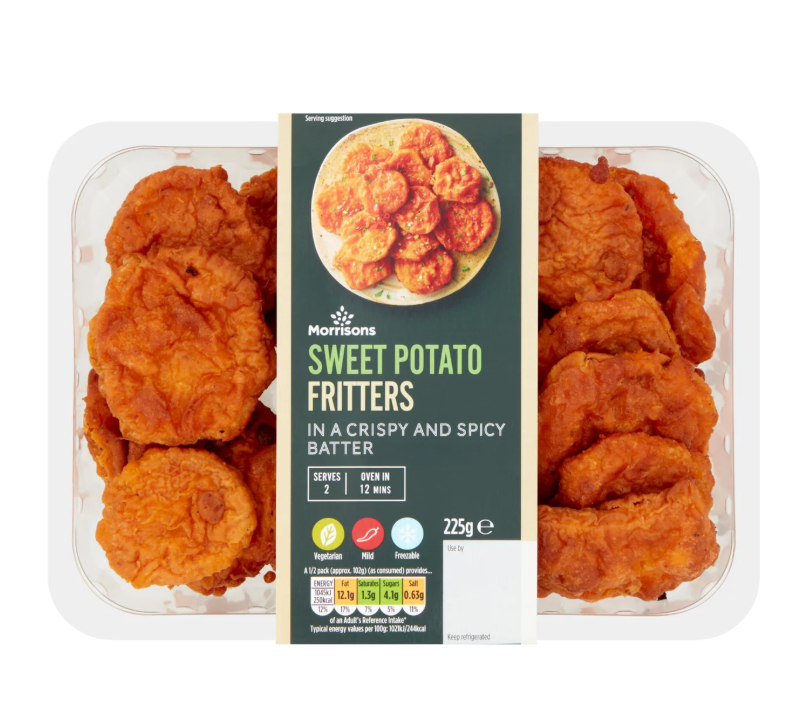 Morrisons Sweet Potato Fritters 225g