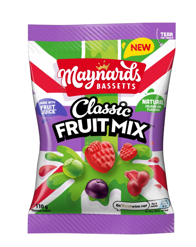 Maynard Bassett Classic Fruit Mix 110g PM1.35