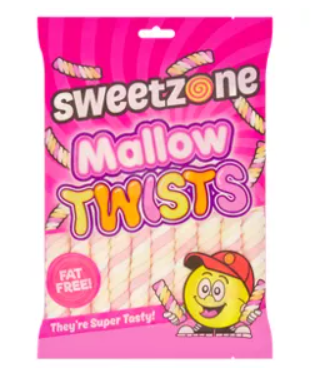 Sweetzone Mallow Twists 160g