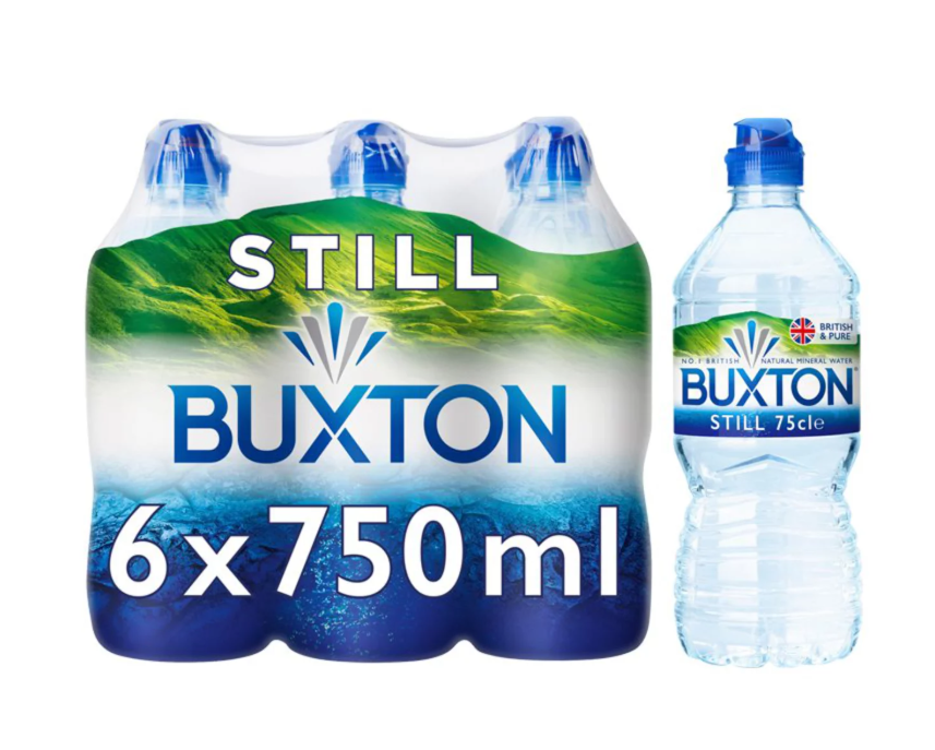 Yorkshire Vale Still Spring Water With Sportscap 6 x 750ml