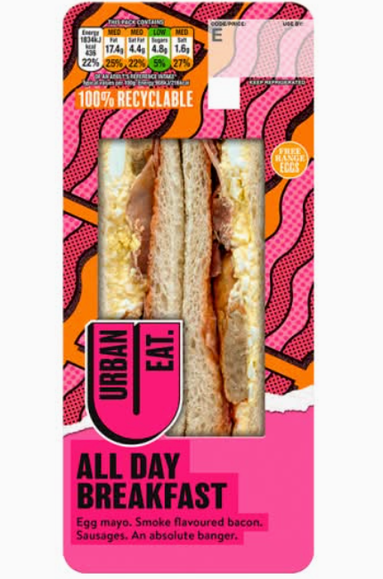 Urban Eat All Day Breakfast Sandwich