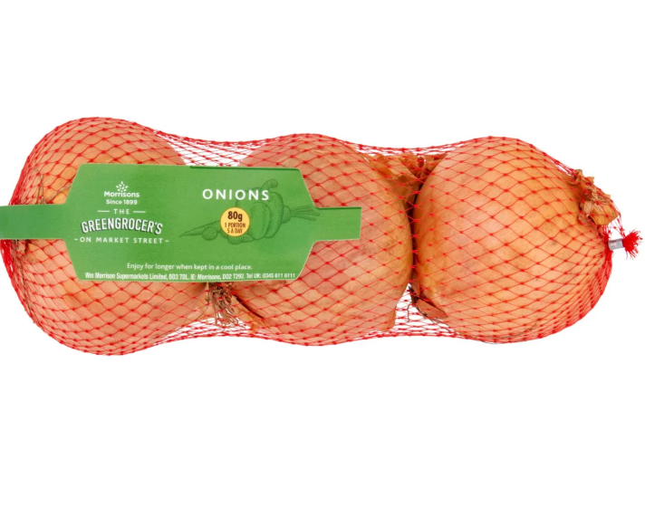 Morrisons Onions 3pk.