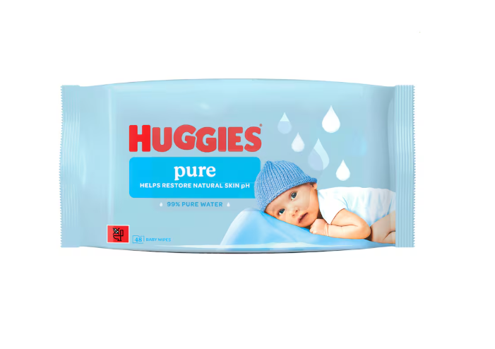 Huggies Pure 48 Wipes