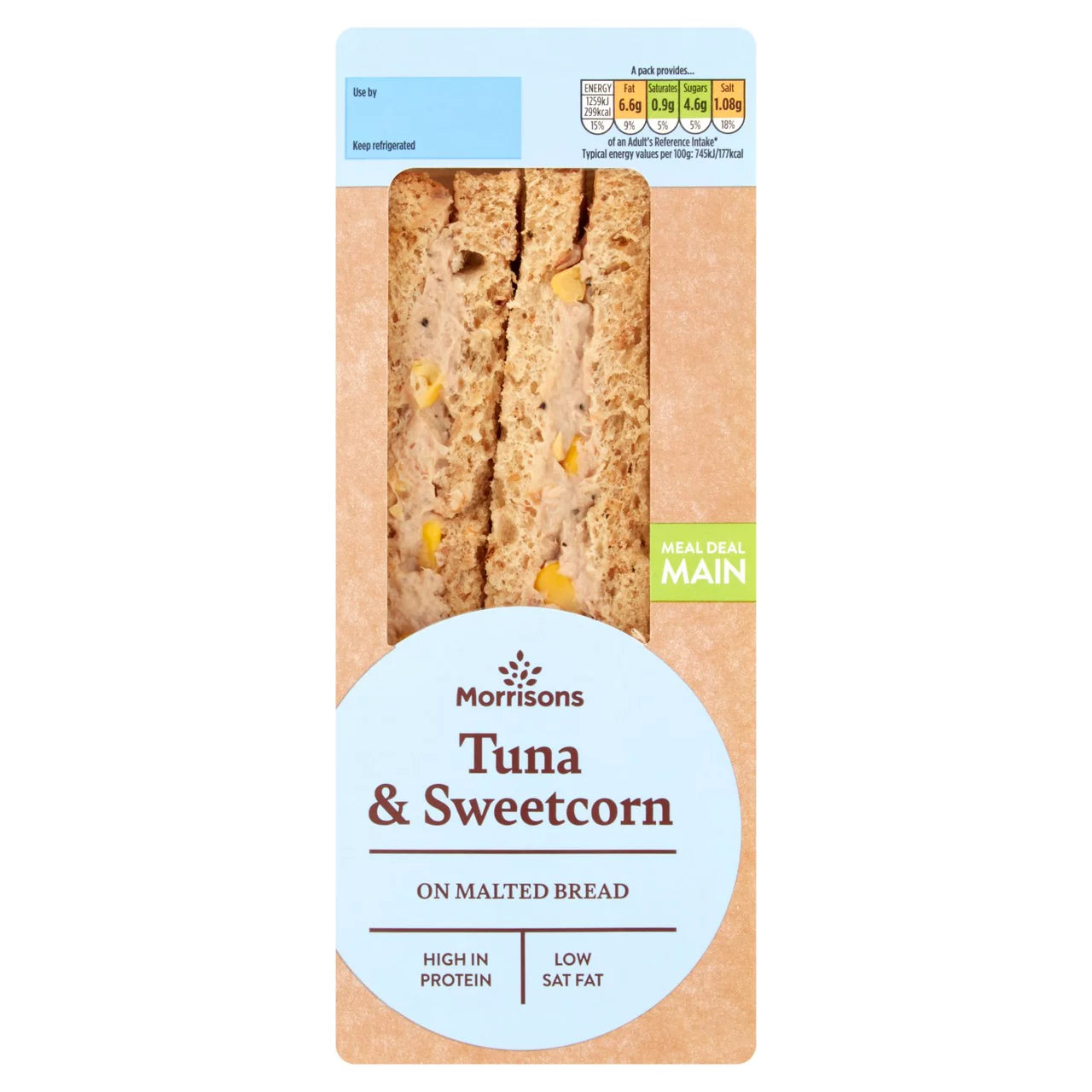 Morrisons Tuna & Sweetcorn Sandwich [612]