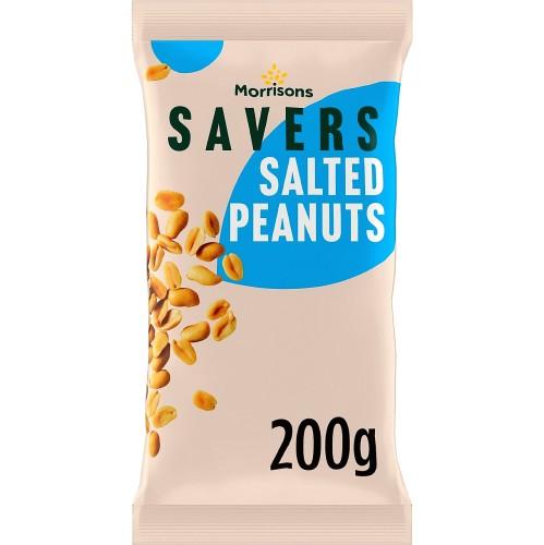Morrisons Savers Salted Peanuts 200g