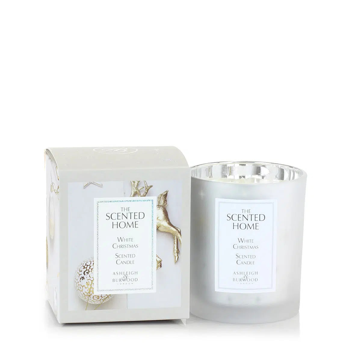 A&B White Christmas Jar Candle 225g