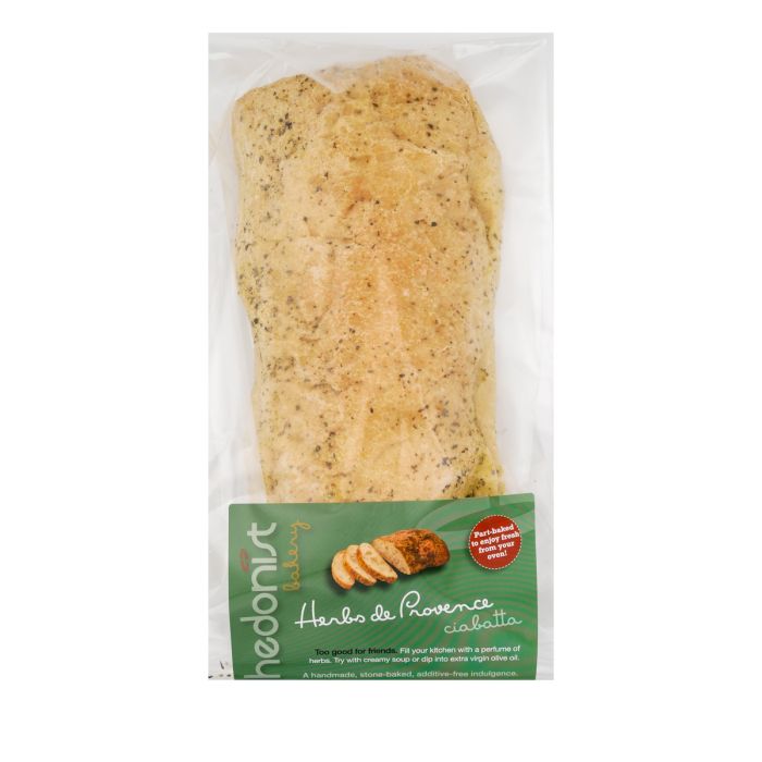 Hedonist Bakery Herbs de Provence Ciabatta 250g