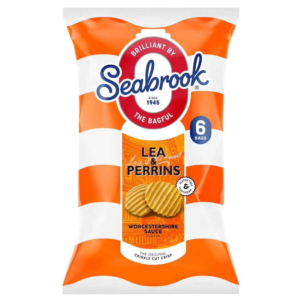 Seabrook Lea & Perrins Worcestershire Sauce 6 x 25g