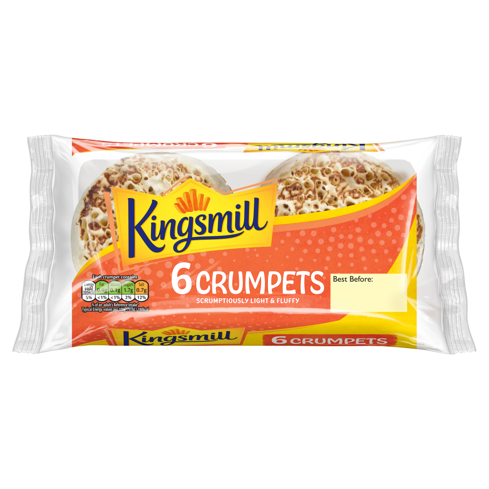 Kingsmill Crumpets 6pk
