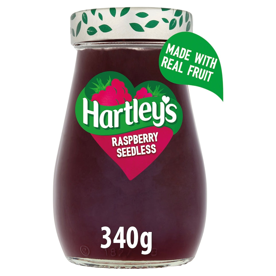 Hartleys Best Seedless Raspberry Jam 340g