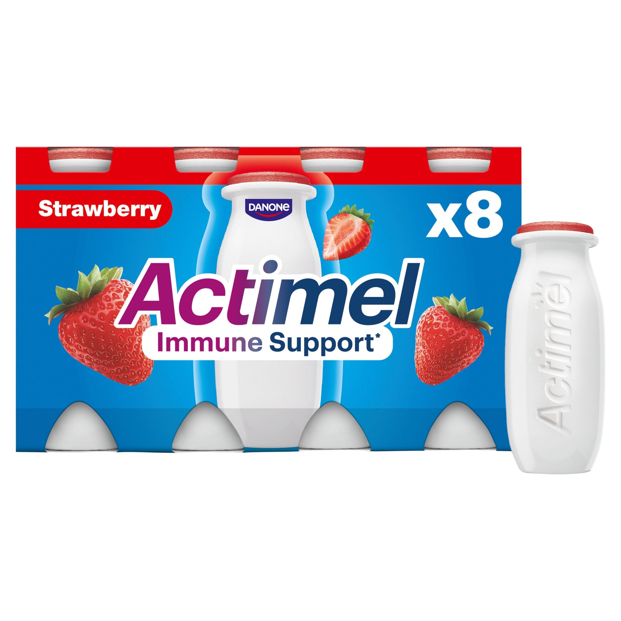 Actimel 8 Blue Yogurt Drink 8 x 100ml