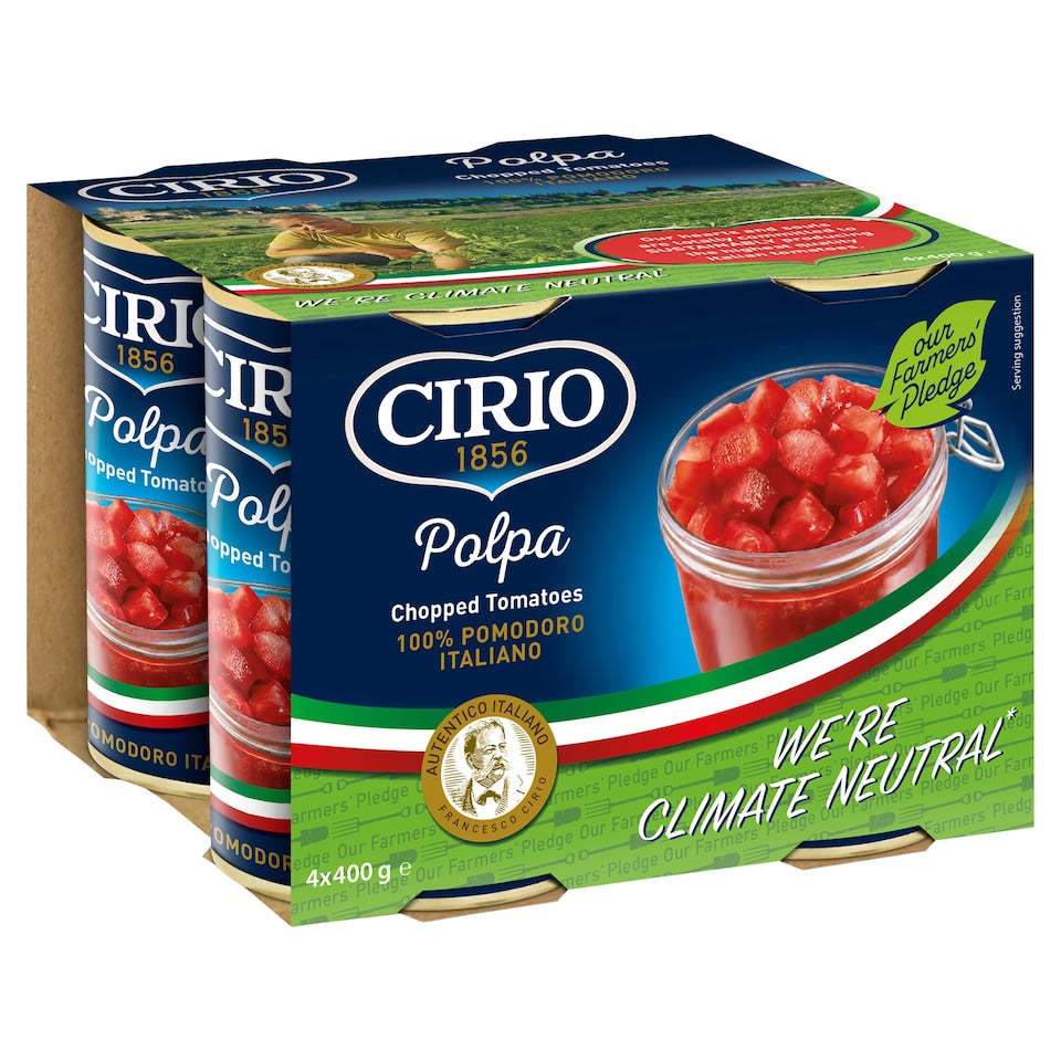 Cirio Chopped Tomatoes 4 x 400g