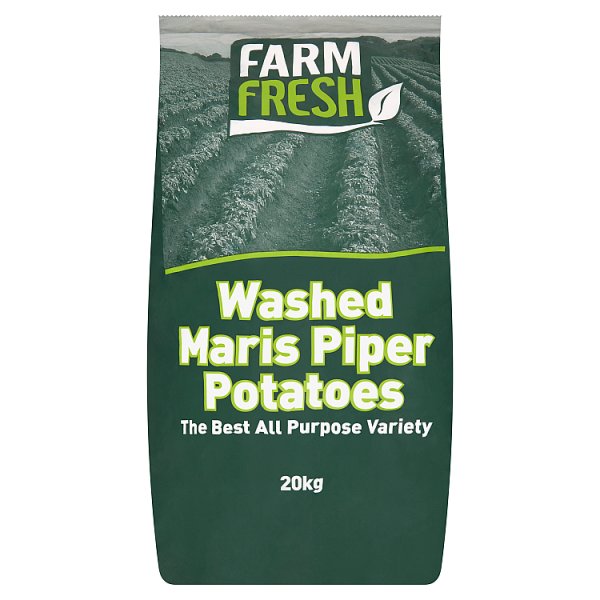 Booker Washed Maris Piper Potatoes - 20kg