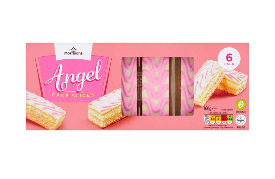 Morrisons 6 Angel Cake Slices 160g