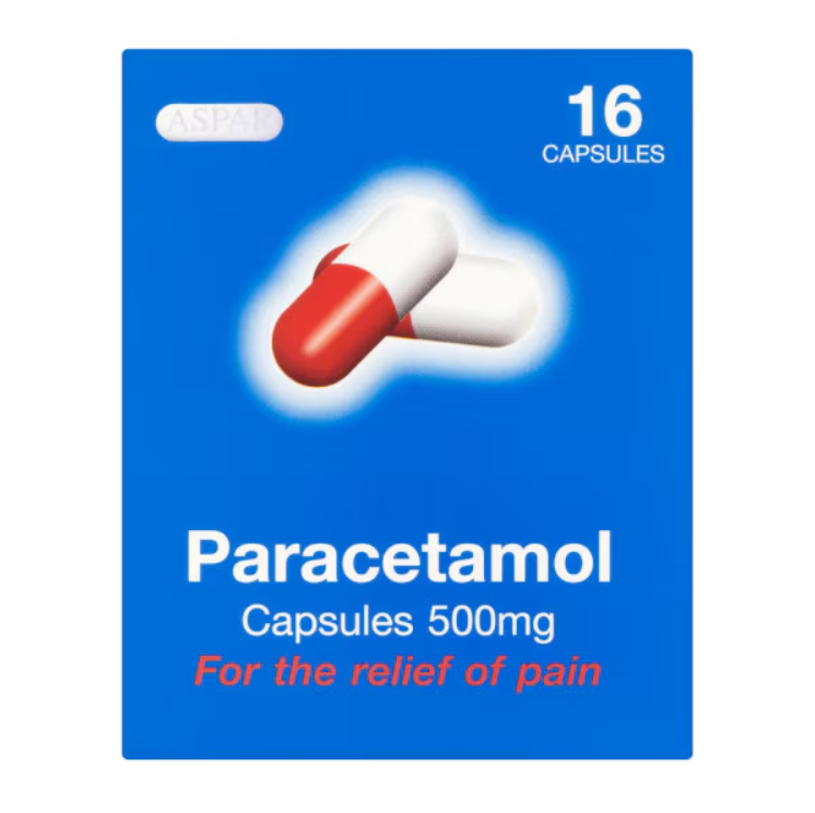 Aspar Paracetamol Caplets 16s