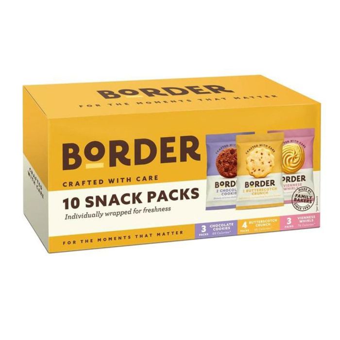 Border Biscuits Snack Packs 10pk 260g