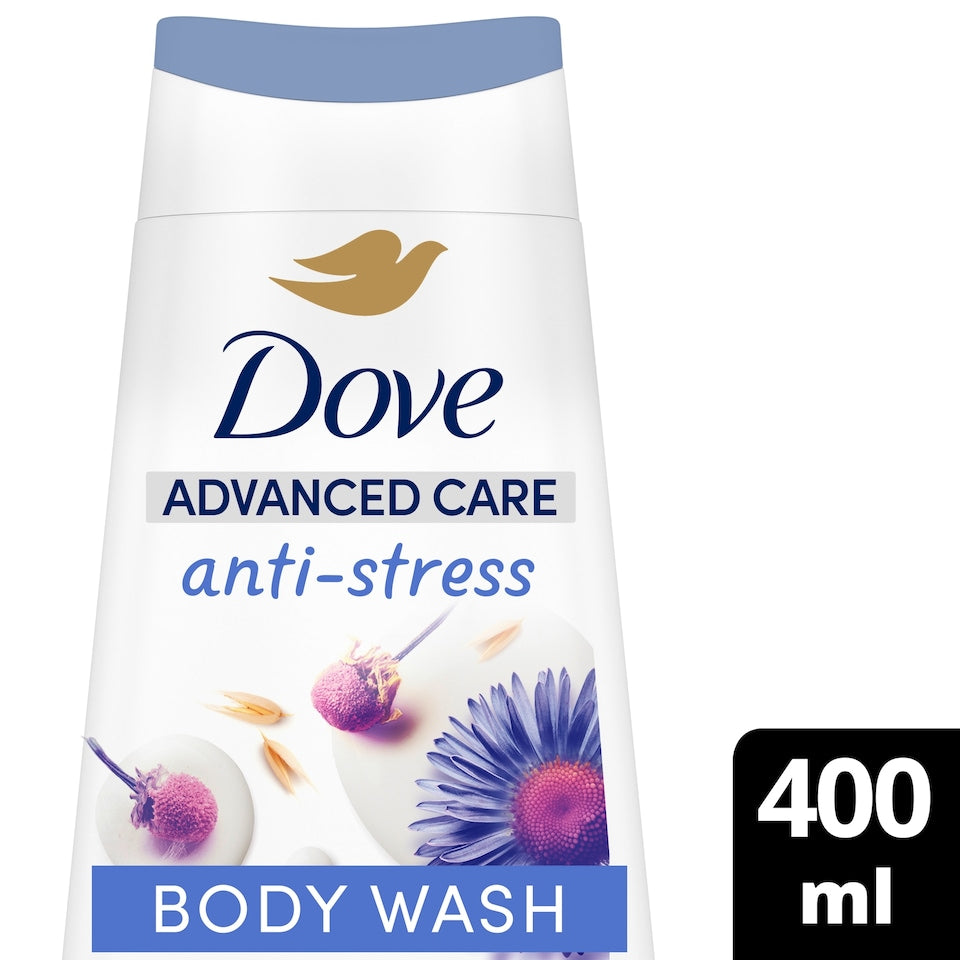 Dove Anti Stress Advanced Care Body Wash Shower Gel 400ml