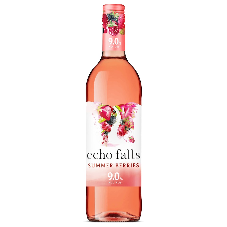 Echo Falls Summer Berries Fruit Fusion 75cl ABV 9%