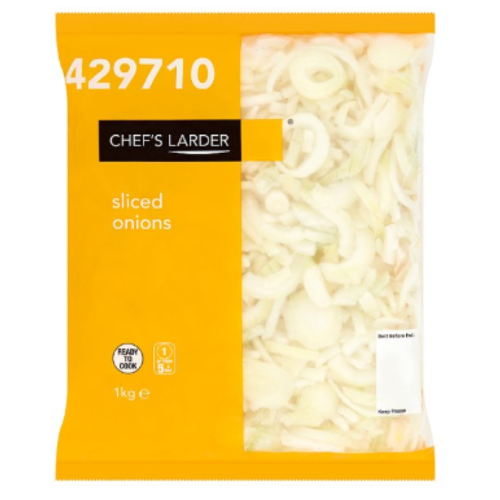 Chefs Larder Frozen Sliced  Onions 1kg