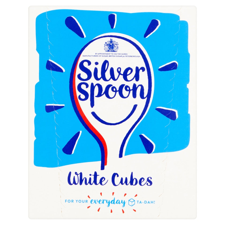 Sugar Cubes White Silver Spoon 500g
