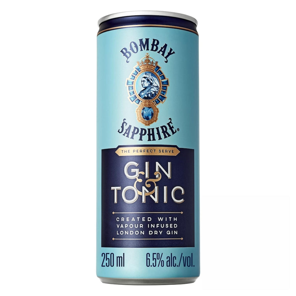 Bombay Sapphire Gin & Tonic 250ml 6.5%
