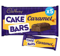 Cadbury Caramel Cake Bars 5pack