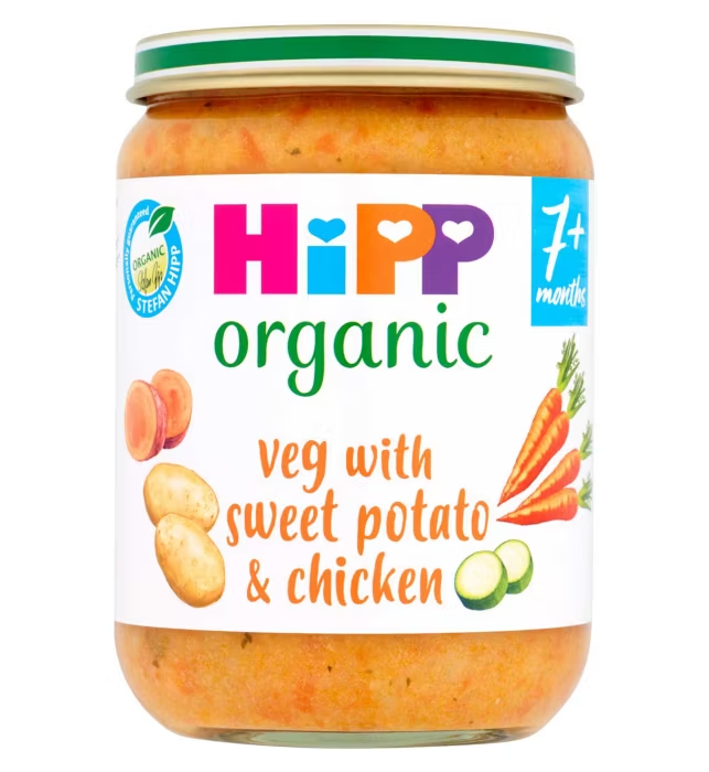 Hipp Organic Veg with Sweet Potato & Chicken 190g