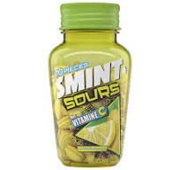 Smint Sours with Vitamin C Lemon 70 pieces