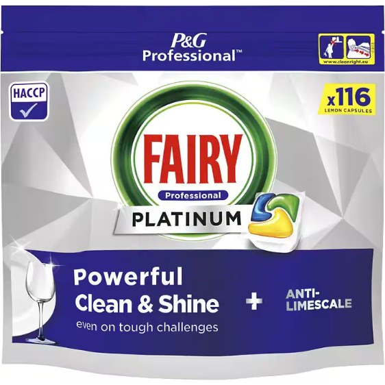 Fairy Professional Platinum Dishwasher Tablets 116pk