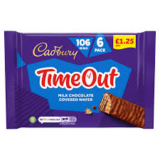 Cadbury TimeOut Wafers 18g 6pk PMP1.25