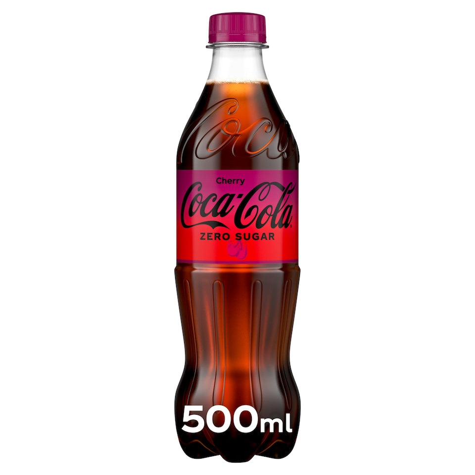 Coca Cola Zero Sugar Cherry Bottles 500ml