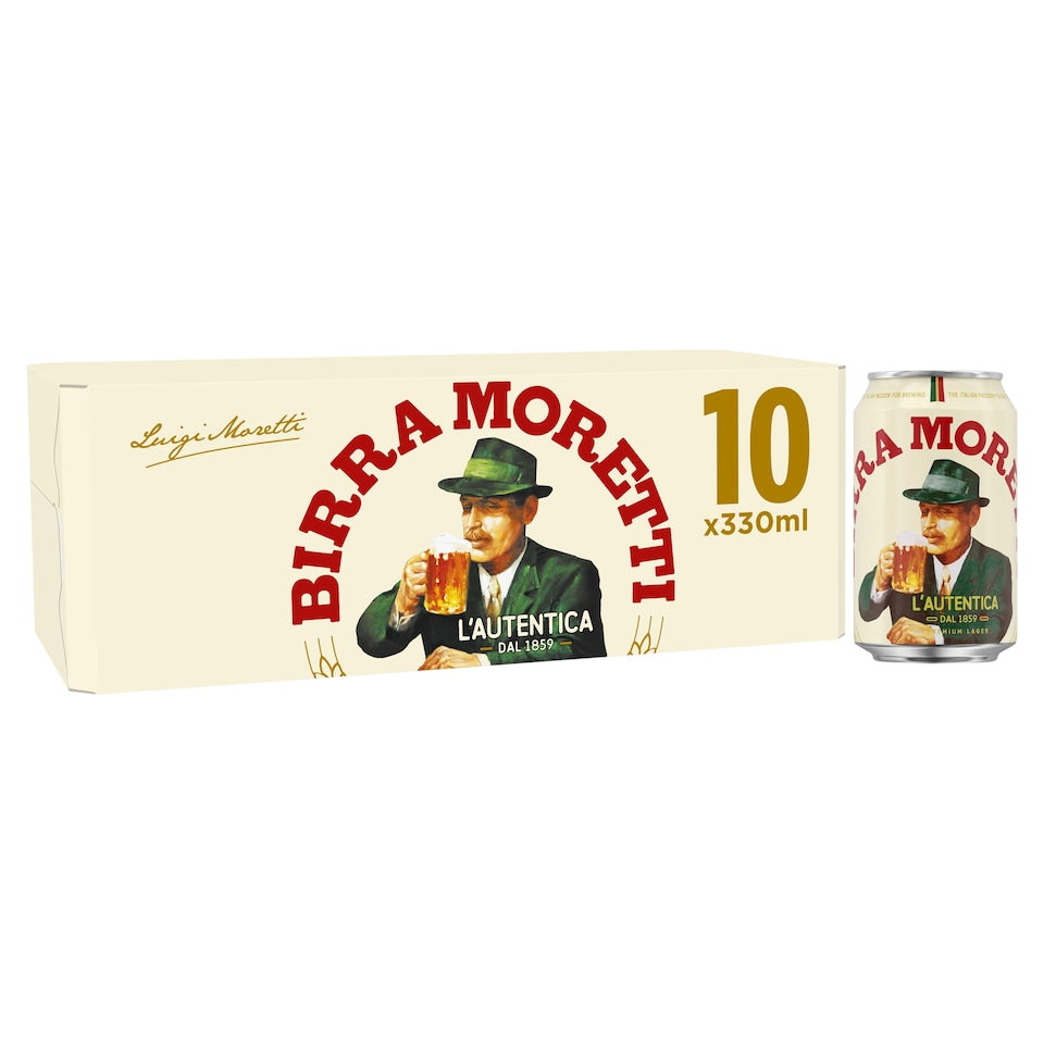 Birra Moretti 10 x 330ml 4.6% [510]