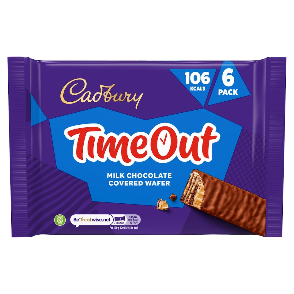 Cadbury Time Out 6 pack - 2697