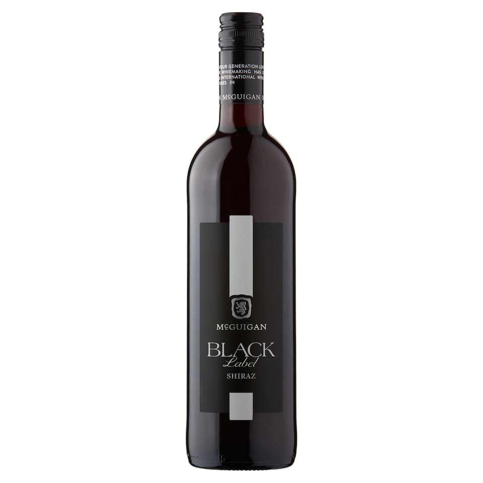 Mcguigan Black Label Shiraz Wine 75cl 12.5%