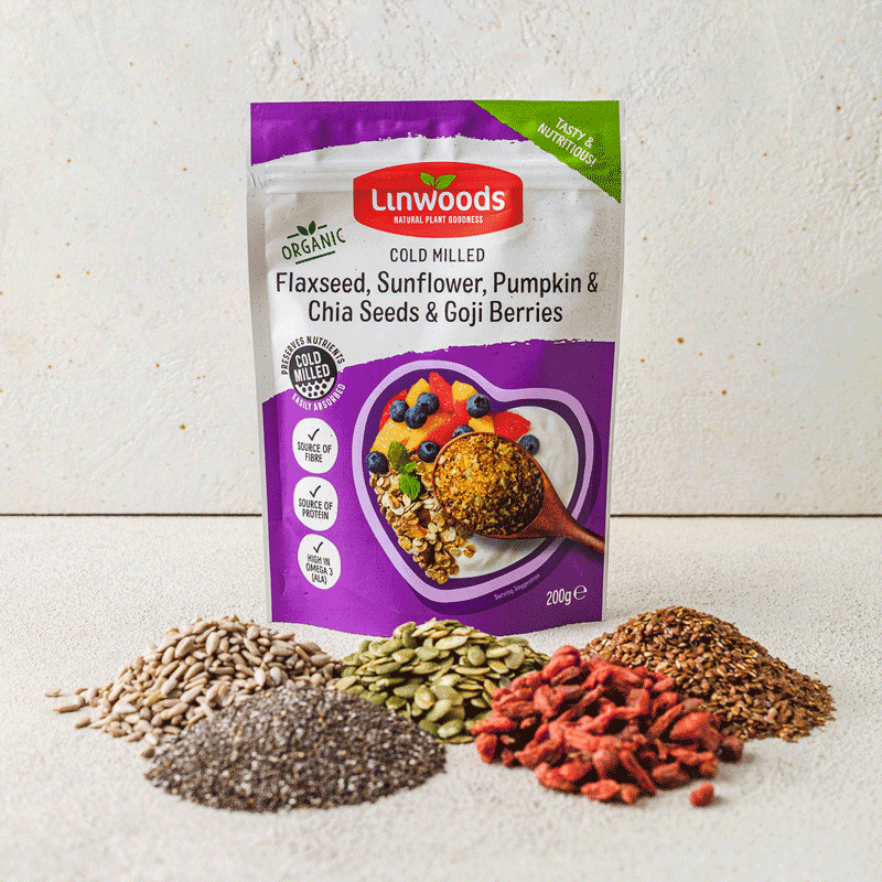 Linwoods Flaxseed Sunflower Pumpkin & Chia Seeds & Goji Berries 200g