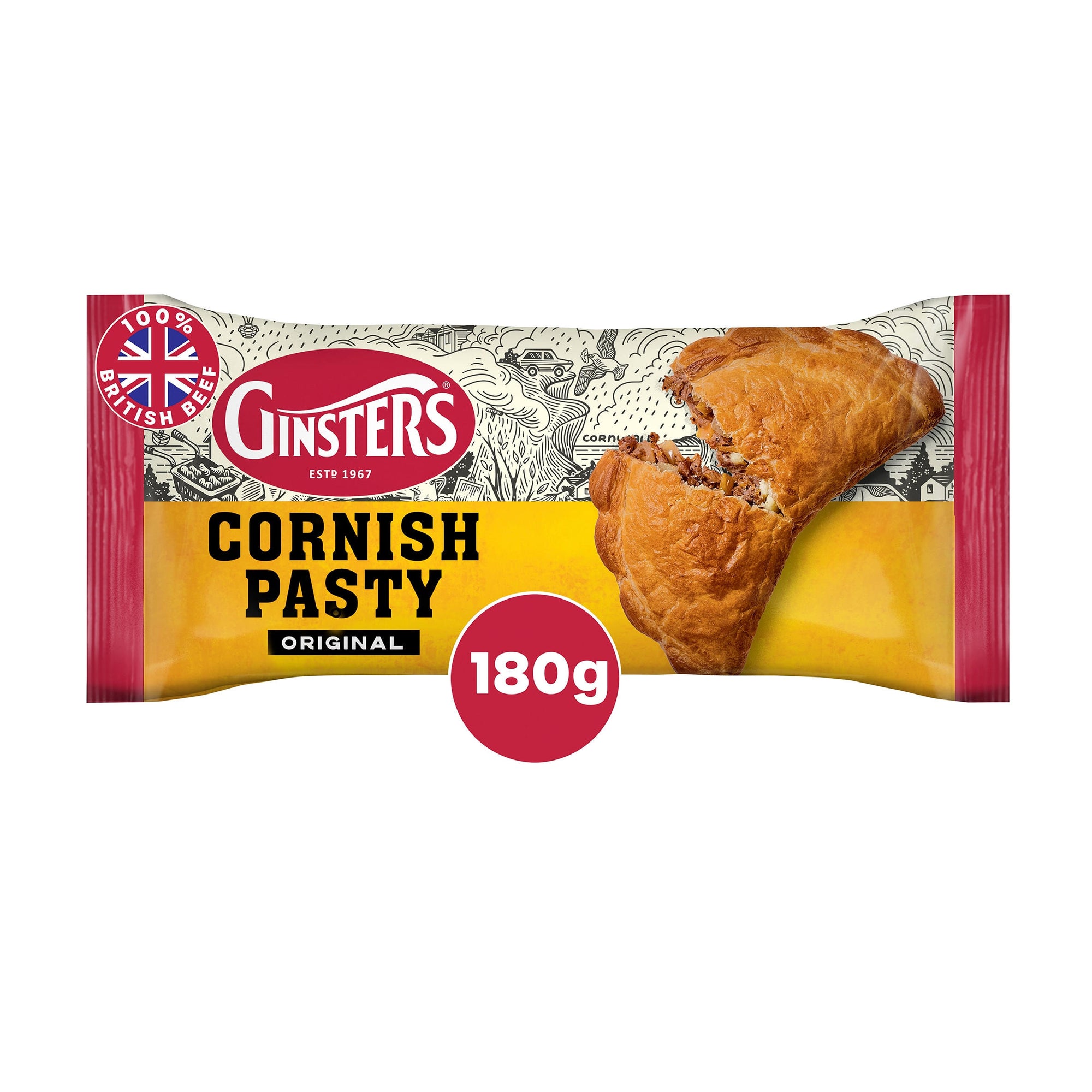 Ginsters Cornish Pasty 180g