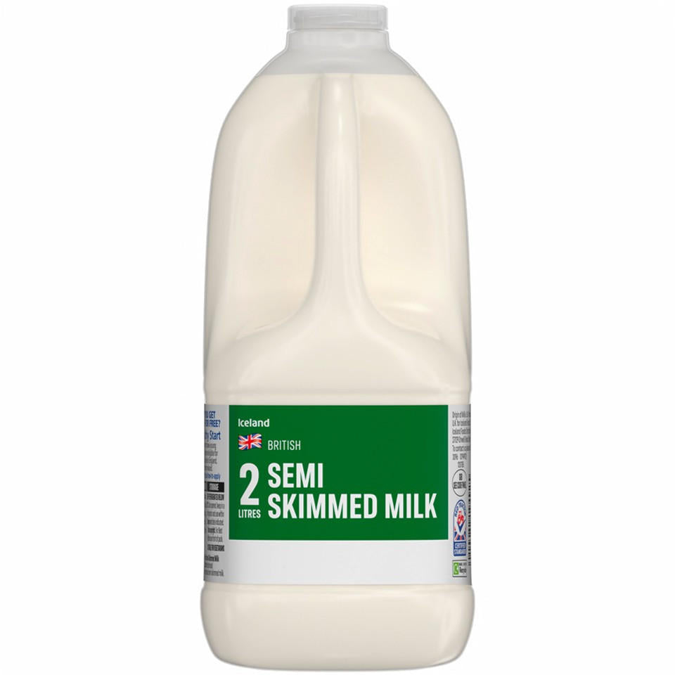Morrisons British Semi Skimmed Milk 2pt [185]