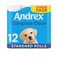 Andrex Complete Clean Toilet Tissue 12pk