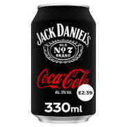 Jack Daniel's & Coke 330ml can PM