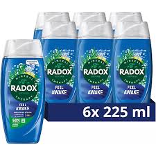Radox Shower Gel Feel Awake 225ml x 6