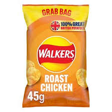 Walkers Roast Chicken Crisps 45g