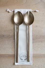 Forged Pair of Salad Servers