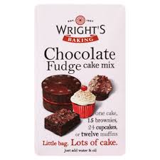 Wrights Choc Fudge Cakemix 500g