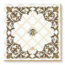 Ornamental Bee Napkins - Dinner 20pk