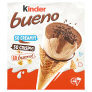 Kinder Bueno Classic Cones 4pk