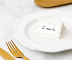 Manor Road Place Card Waffle 45pk