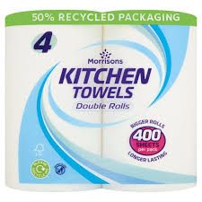 Morrisons Kitchen Towel Double Roll 4pk